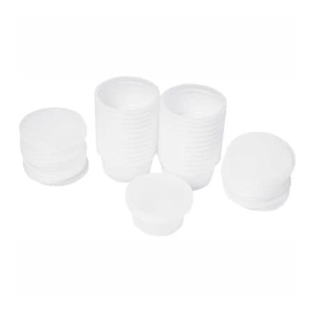 Fabrication Enterprises Containers and Lids For 2 Ounce Putty, 25/Case 10-0940